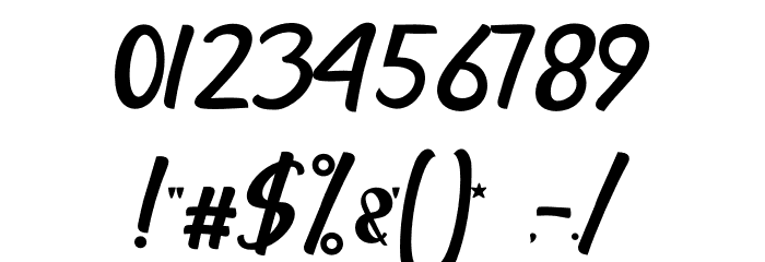 Kahitna Font OTHER CHARS