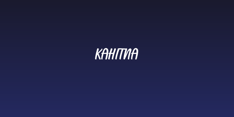 Kahitna Social Header