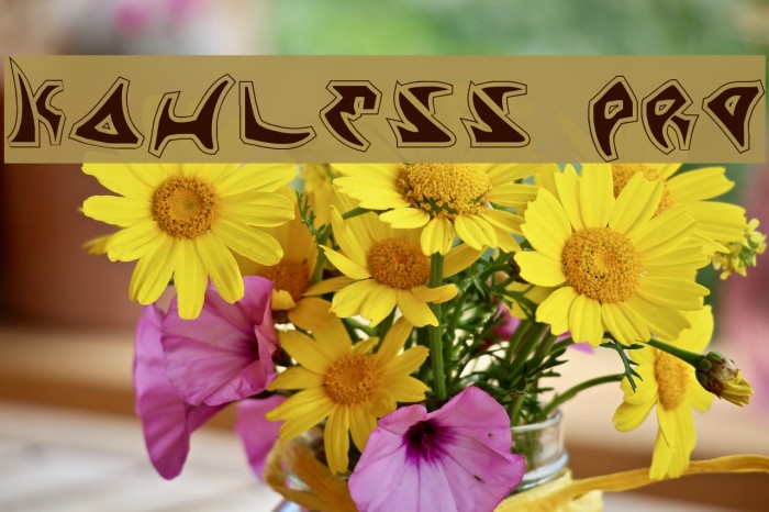 Kahless Pro Font examples