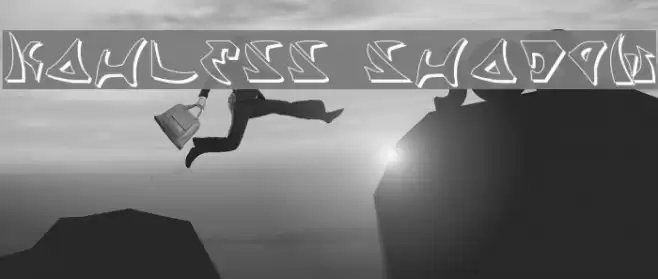 Kahless Shadow Шрифта examples