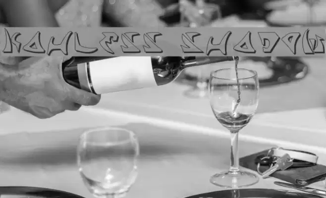 Kahless Shadow Шрифта examples