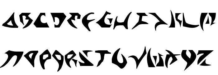Kahless Font LOWERCASE