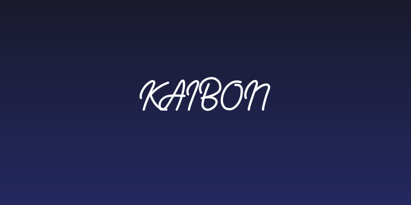 Kaibon Social Header