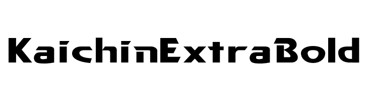Kaichin ExtraBold  font caratteri gratis