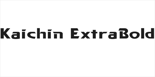 Kaichin ExtraBold Logo