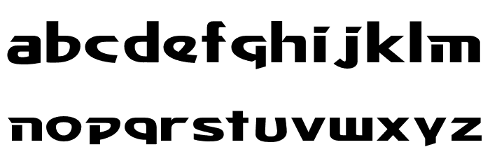Kaichin ExtraBold Font LOWERCASE
