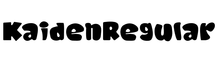 Kaiden Regular  Frei Schriftart Herunterladen