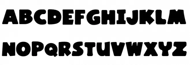 Kaiden Regular Schriftart Groß