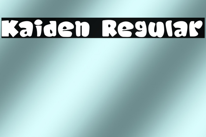 Kaiden Regular Example 2