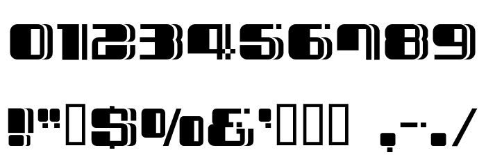 Kaiho Regular フォント その他の文字
