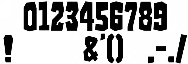 Kaiju Monster__G Шрифта ДРУГИЕ символов