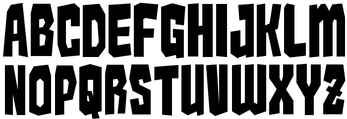 Kaiju Monster__G Font LOWERCASE