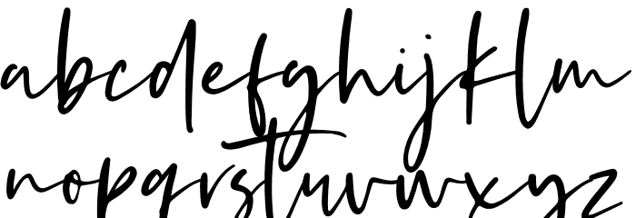 Kaileigh Font LOWERCASE