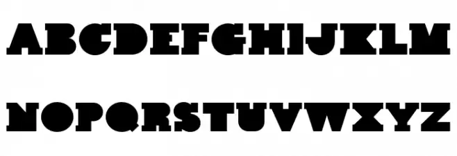 Kaine Block Schriftart Groß