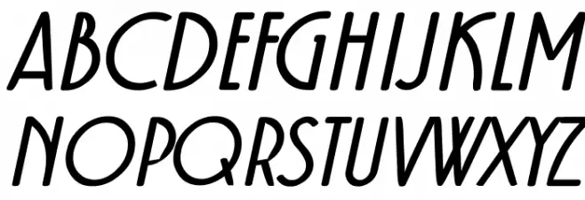 Kaineko Bold Italic フォント 大文字