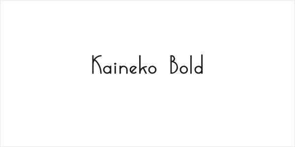 Kaineko Bold Logo