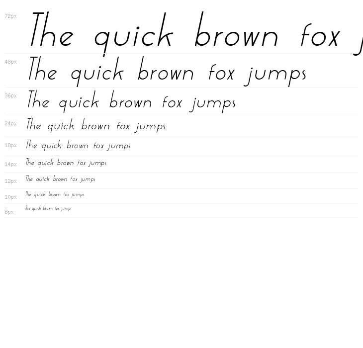 Kaineko Italic Waterfall