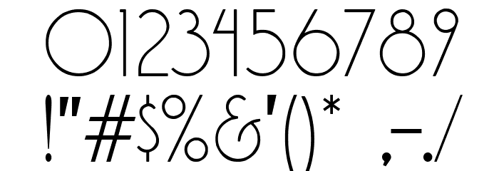Kaineko Font OTHER CHARS