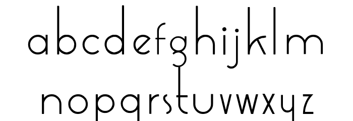 Kaineko Font LOWERCASE