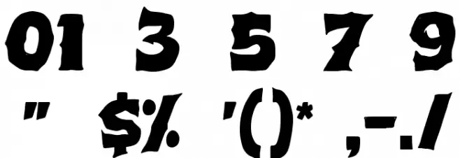 Kaira Font OTHER CHARS