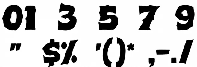 Kaira Font OTHER CHARS