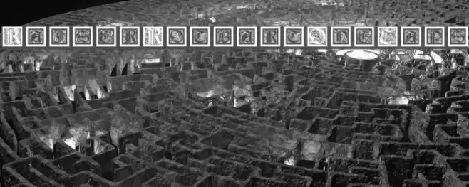 KaiserRotbartOneCaps Font examples