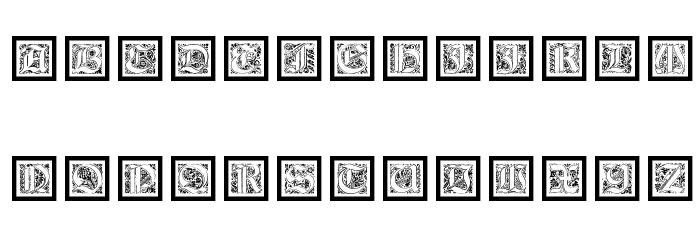 KaiserRotbartOneCaps Font LOWERCASE