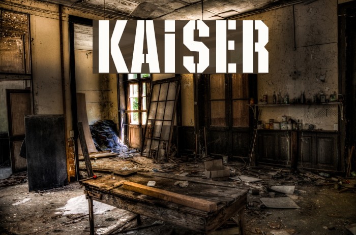 Kaiser Font examples