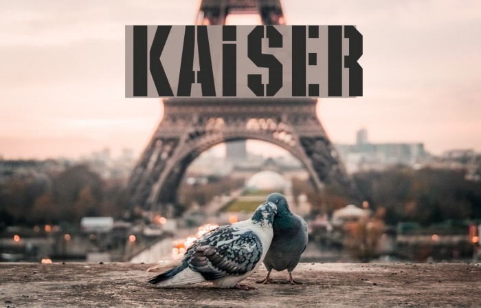 Kaiser Font examples