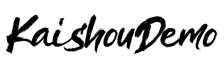 Kaishou Demo  font caratteri gratis
