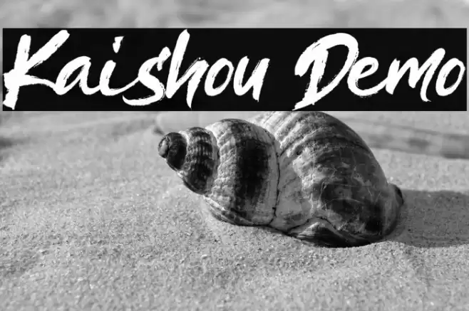 Kaishou Demo Font examples