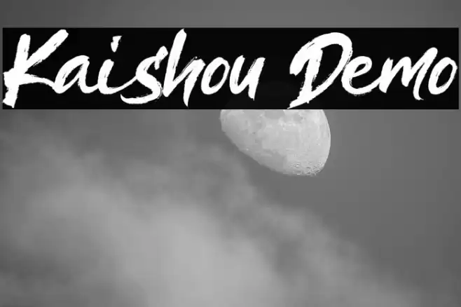 Kaishou Demo Font examples