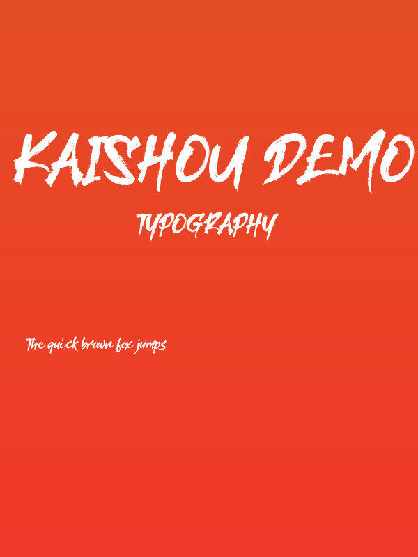 Kaishou Demo Poster