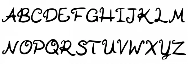 Kait_s_Handwriting Polices MAJUSCULES