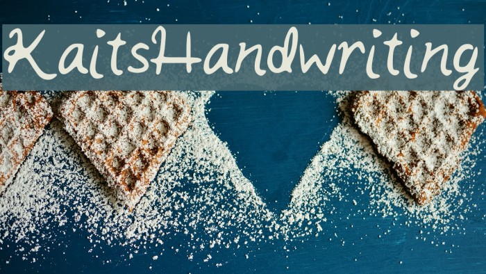 Kait_s_Handwriting Font examples