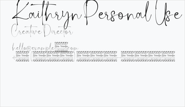 Kaithryn Personal Use Business Card