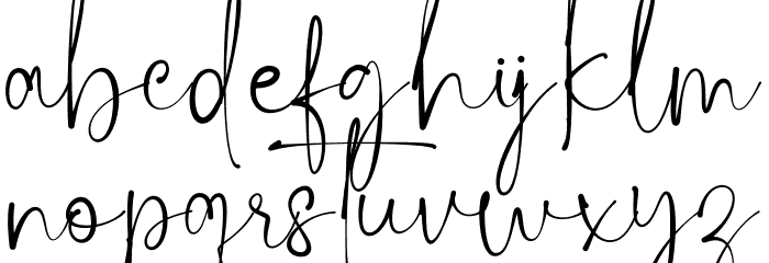 Kaithryn Personal Use Font LOWERCASE