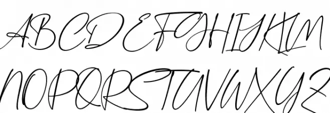 Kaitlyn  Regular फ़ॉन्ट अपरकेस