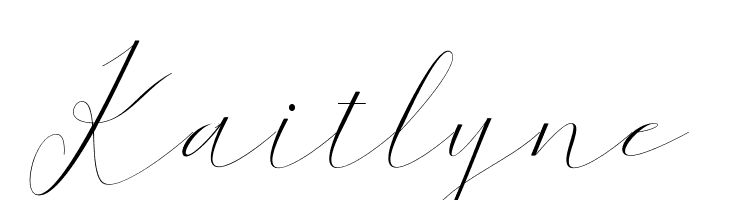 Kaitlyne  Descarca Fonturi Gratis