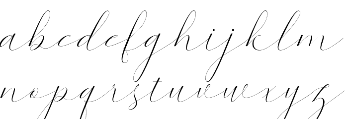 Kaitlyne Font LOWERCASE