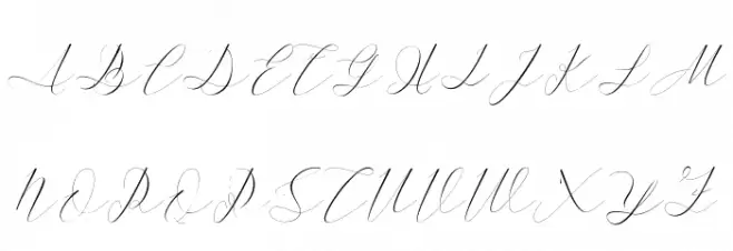 Kaitlyne Font Litere mari