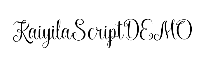 KaiyilaScriptDEMO  baixar fontes gratis