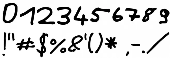 Kajan Font OTHER CHARS