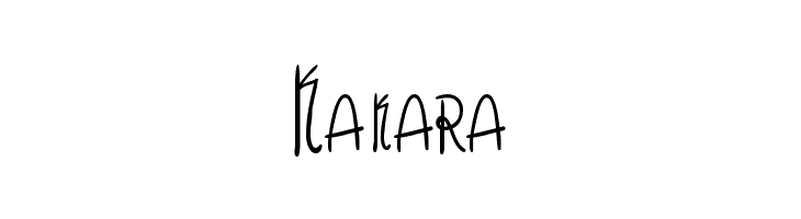 Kakara  font caratteri gratis