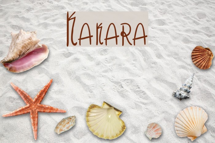 Kakara Font examples