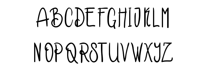 Kakara Font LOWERCASE