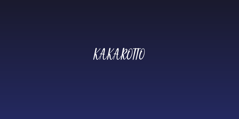 Kakarotto Social Header
