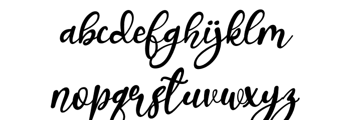 Kakarotto Font LOWERCASE