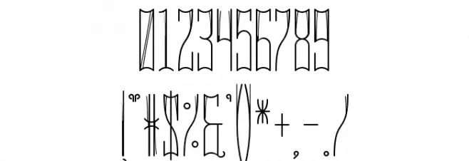 Kakawanga Font OTHER CHARS