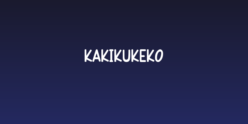 Kakikukeko Social Header
